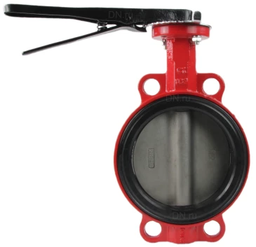 Затвор дисковый поворотный ABRA Ду300 Ру16 BUV-VF866D, межфланцевый, корпус - чугун, диск - нержавеющая сталь, рукоятка, EPDM в Астрахани