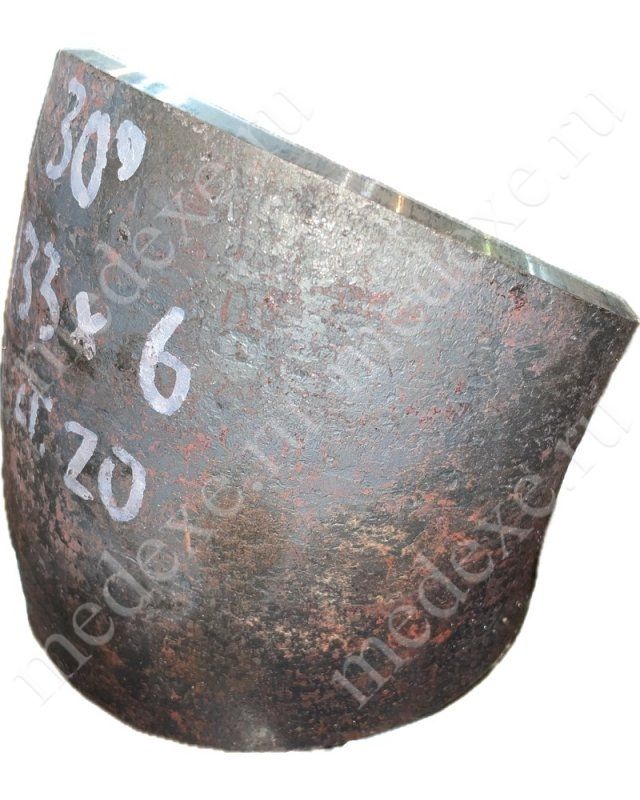Отвод 45-219х6 ст.09г2c 45 град. 2 исп. ГОСТ 17375-2001 МС01 в Астрахани