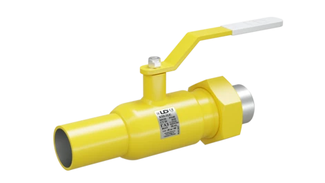 Кран шаровый LD КШЦК Gas 050.040.Н/П.02. (приварка/штуцер) стальной ст.20 Ду50 Ру40 МПа в Астрахани