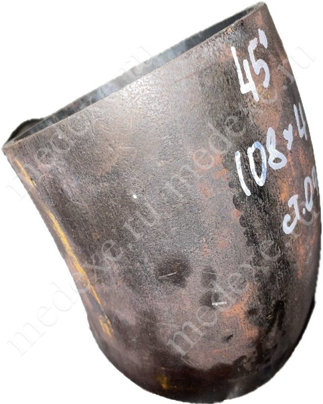Отвод 45-108х4 ст.09г2с 45 град. 2 исп. ГОСТ 17375-2001 МС01 в Астрахани
