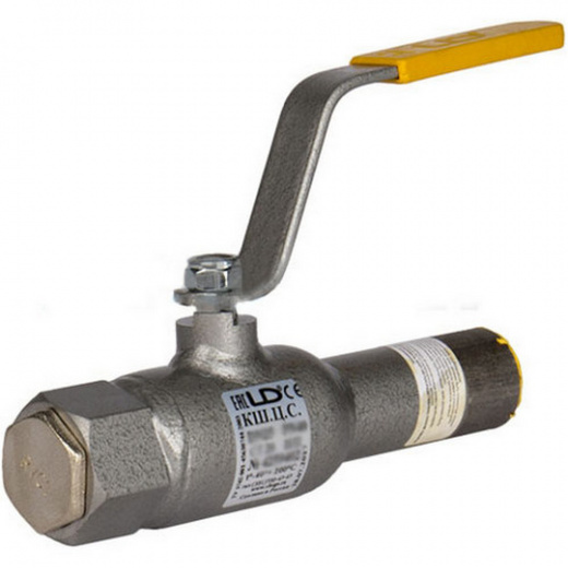 Кран шаровый LD КШЦС Gas 080/070.025.Н/П.03. из стали 09Г2С Ду80/70 Ру2,5МПа в Астрахани
